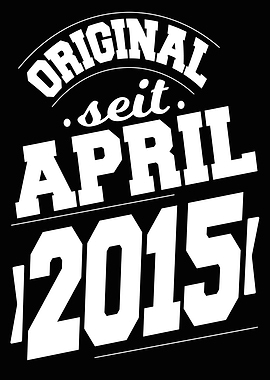 April 2015 9 Jahre