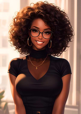 Young Black Sexy Model Zen