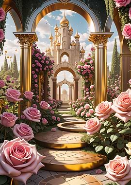 Gold and Rose Castle