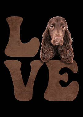 Cocker Spaniel Dog LOVE