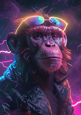 Space Animal Monkey
