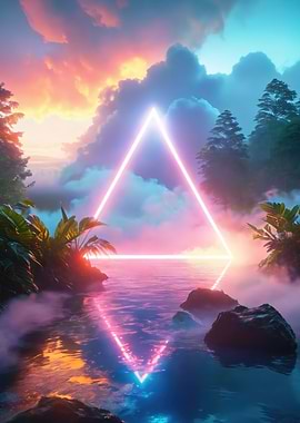 Ethereal Lunar Aurora