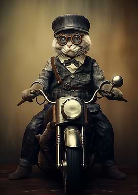 Cat Biker