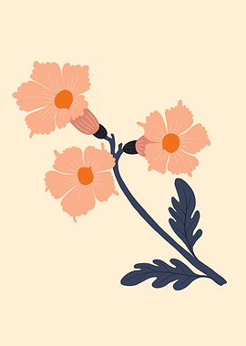 Modern Pink shade Flowers