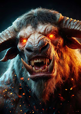 The Fiery Minotaur