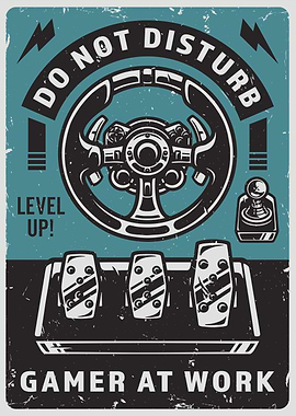 Gamer At Work Dont Disturb