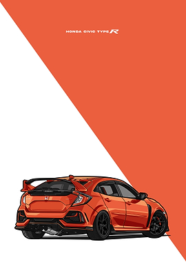 civic type r orange