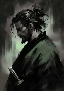 Samurai Painting
