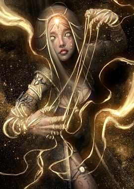 Beautiful gold angel