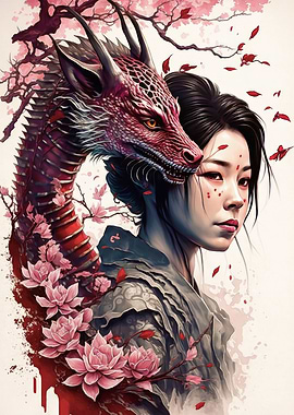Geisha dragon