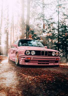 pink bmw