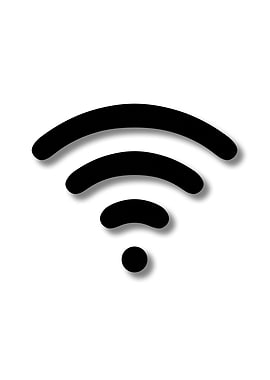 Wifi wireless icon simple