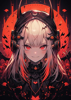 Halloween Anime Girl Cute