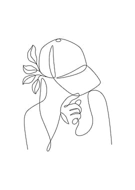 Stylish Woman with Cap