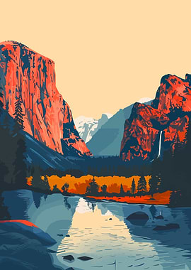 Yosemite California Art