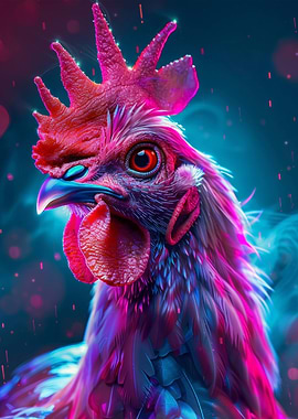 Chicken Space Animal