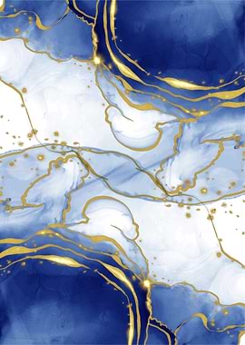 blue white gold luxury