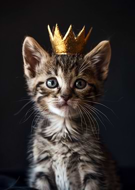 Cute Kitten King