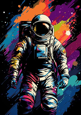 Space Collage Pop Art
