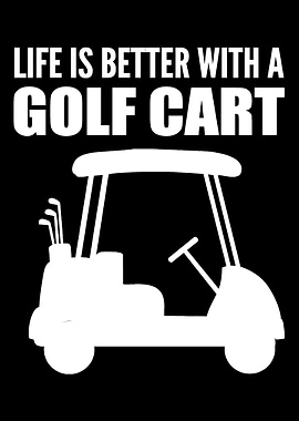 A Golf Cart Golfer Gift