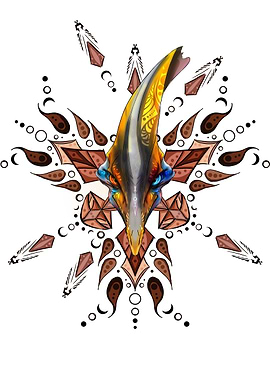 Cassowary mandala