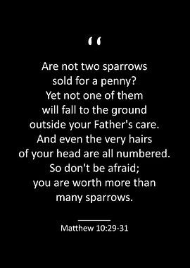 Matthew 10 29 31