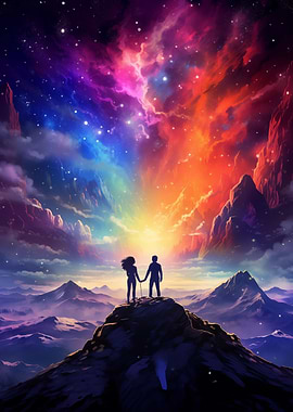 Fantasy Stream Of Galaxy