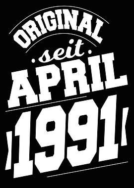 April 1991 33 Jahre