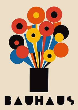 BAUHAUS BOUQUET POSTER
