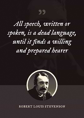 All speech written or