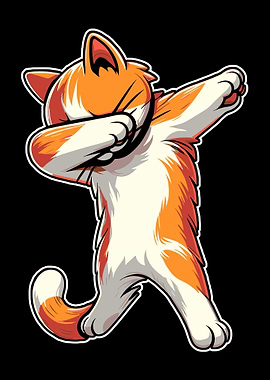 Dabbing Cat