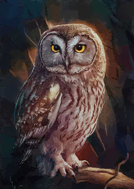 Owl artwork