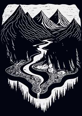 Mountains Rivers