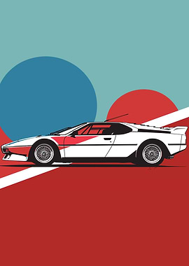 BMW M1 Procar 1980 Pop Art