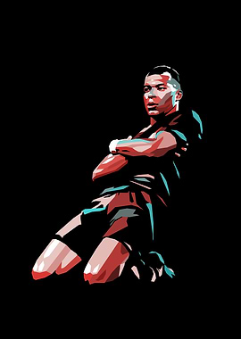 Football Player Pop Art