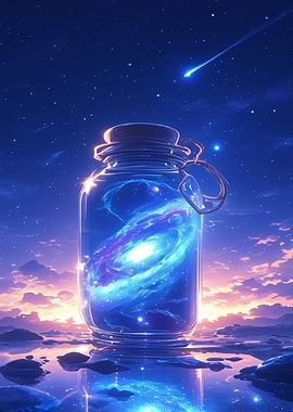 Fantasy Cosmic galaxy