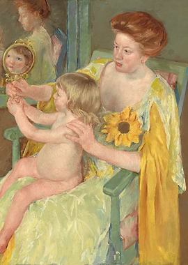 Woman with a Sunflower