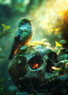 Bird on a Skull
