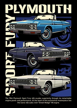 Retro Sport Fury Car