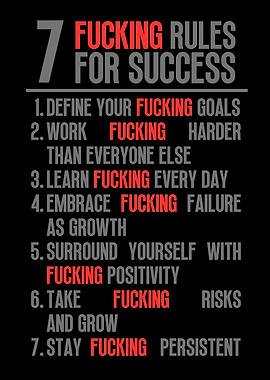7 Rules For Success