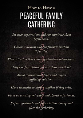 How to have a peaceful