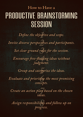 How to have a productive