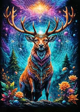 Crowned Deer of Universe