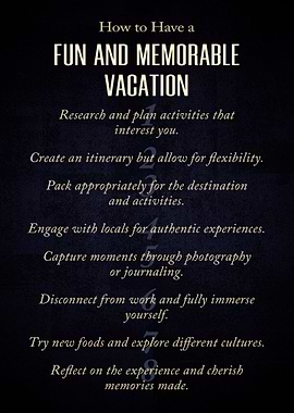 How to have a fun and