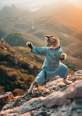 Tai chi master kitty