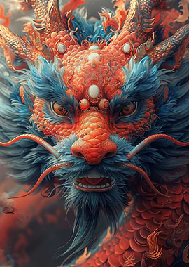 Happy new year dragon