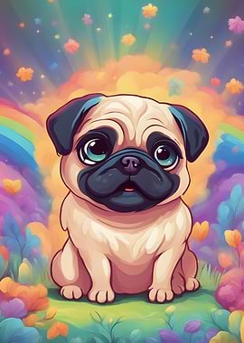 Cute Pug