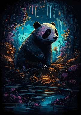 Majestic Jungle Panda