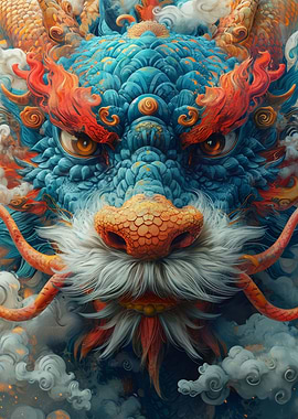 Happy new year dragon