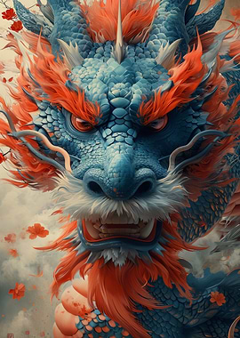 Happy new year dragon